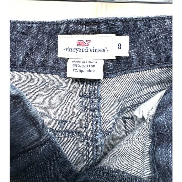 Vineyard Vines Jeans Dark Wash Skinny Mid Rise Womens Size 8 - Picture 3 of 5